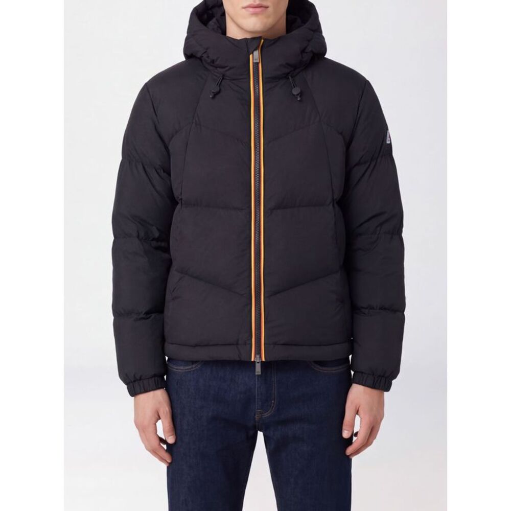 K-Way Men Quill Quilted Hooded Down Jacket K-Way In Nylon With Duck Down Filling